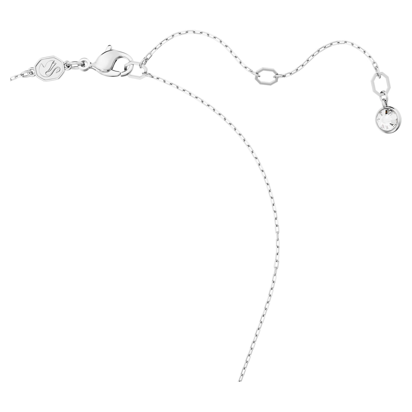 SUBLIMA PENDANT LUNA - WHITE, RHODIUM