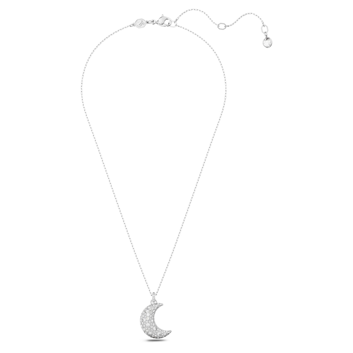 SUBLIMA PENDANT LUNA - WHITE, RHODIUM