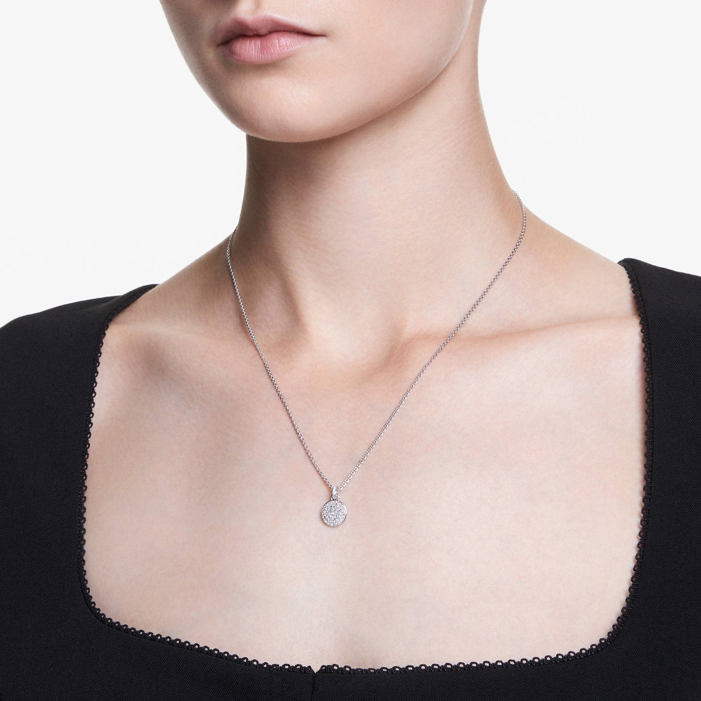 SUBLIMA PENDANT METEORA - WHITE, RHODIUM