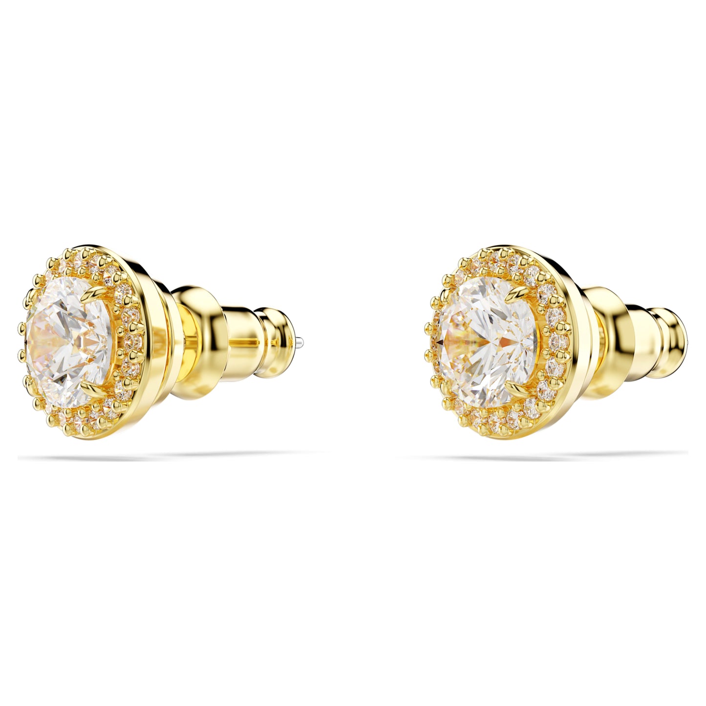 UNA ANGELIC STUD EARRINGS - GOLD-TONE