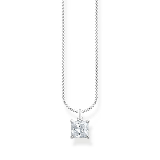 CHARMING COLLECTION SQUARE CZ NECKLACE