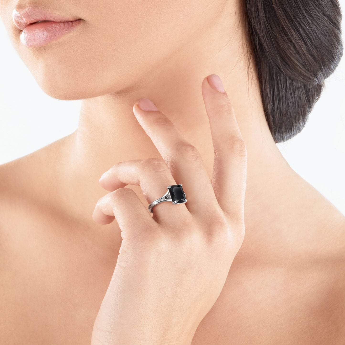 MAGIC STONES BLACK ONYX RING